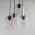 MOLLY Lampa wisząca 4 Koło 10301 TK Lighting Czarny Transparentny, Różowy, Zielony, Fioletowy