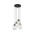 MOLLY Lampa wisząca 4 Koło 10301 TK Lighting Czarny Transparentny, Różowy, Zielony, Fioletowy
