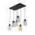 MOLLY Lampa wisząca 6 10302 TK Lighting Czarny Żółty, Transparentny, Różowy, Zielony, Fioletowy