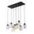MOLLY Lampa wisząca 8 10303 TK Lighting Czarny Żółty, Transparentny, Różowy, Zielony, Fioletowy