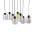 MOLLY Lampa wisząca 8 10303 TK Lighting Czarny Żółty, Transparentny, Różowy, Zielony, Fioletowy