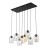 MOLLY Lampa wisząca 8 10303 TK Lighting Czarny Żółty, Transparentny, Różowy, Zielony, Fioletowy