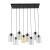 MOLLY Lampa wisząca 8 10303 TK Lighting Czarny Żółty, Transparentny, Różowy, Zielony, Fioletowy