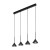 CONO MINI BLACK Lampa wisząca 4 10305 TK Lighting Czarny Czarny