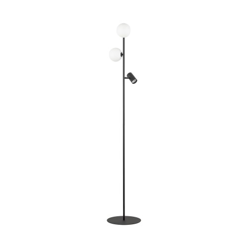VOX Lampa podłogowa 3 16063 TK Lighting Czarny Biały