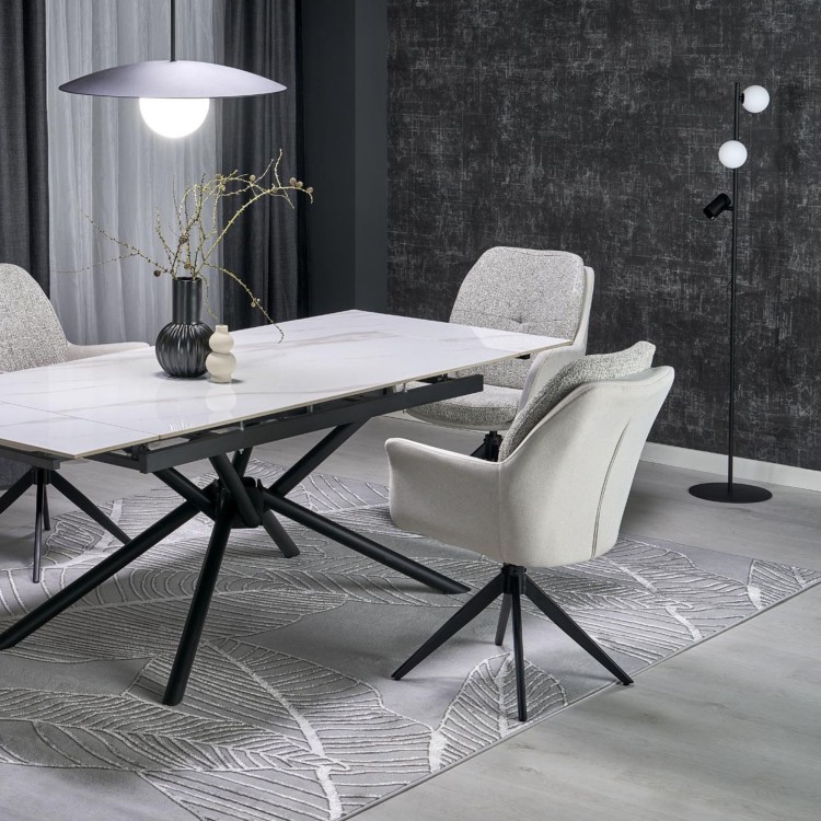 VOX Lampa podłogowa 3 16063 TK Lighting Czarny Biały