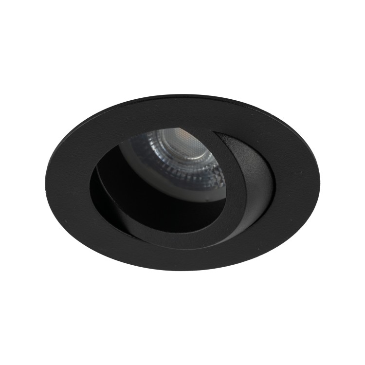 AURA BLACK GU10 10571 TK Lighting Czarny Transparentny