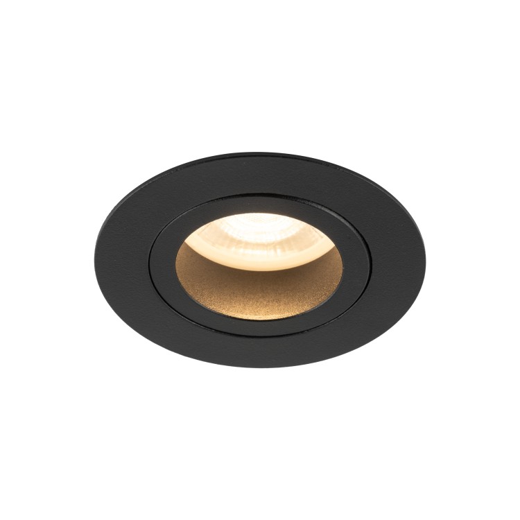 AURA BLACK GU10 10571 TK Lighting Czarny Transparentny