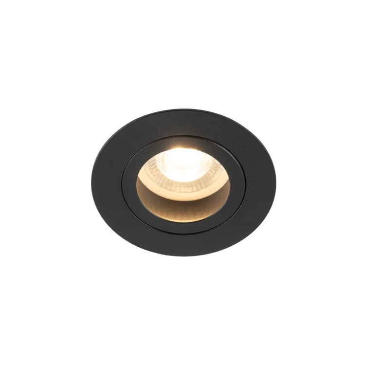 AURA BLACK GU10 10571 TK Lighting Czarny Transparentny