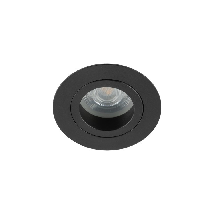 AURA BLACK GU10 10571 TK Lighting Czarny Transparentny