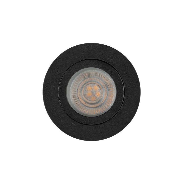 AURA BLACK GU10 10571 TK Lighting Czarny Transparentny
