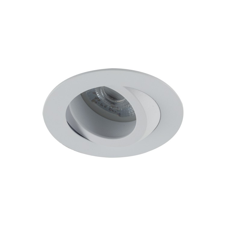 AURA WHITE GU10 10572 TK Lighting Biały Transparentny