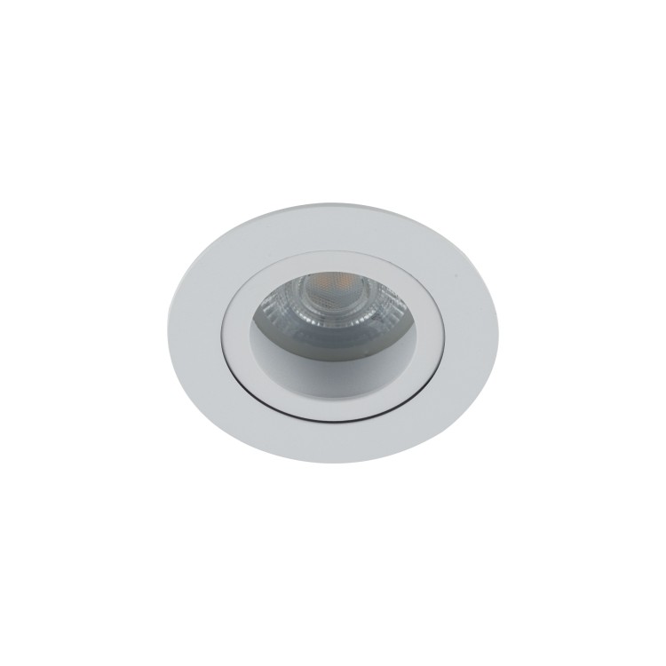 AURA WHITE GU10 10572 TK Lighting Biały Transparentny