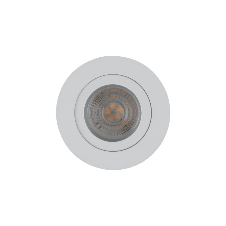 AURA WHITE GU10 10572 TK Lighting Biały Transparentny