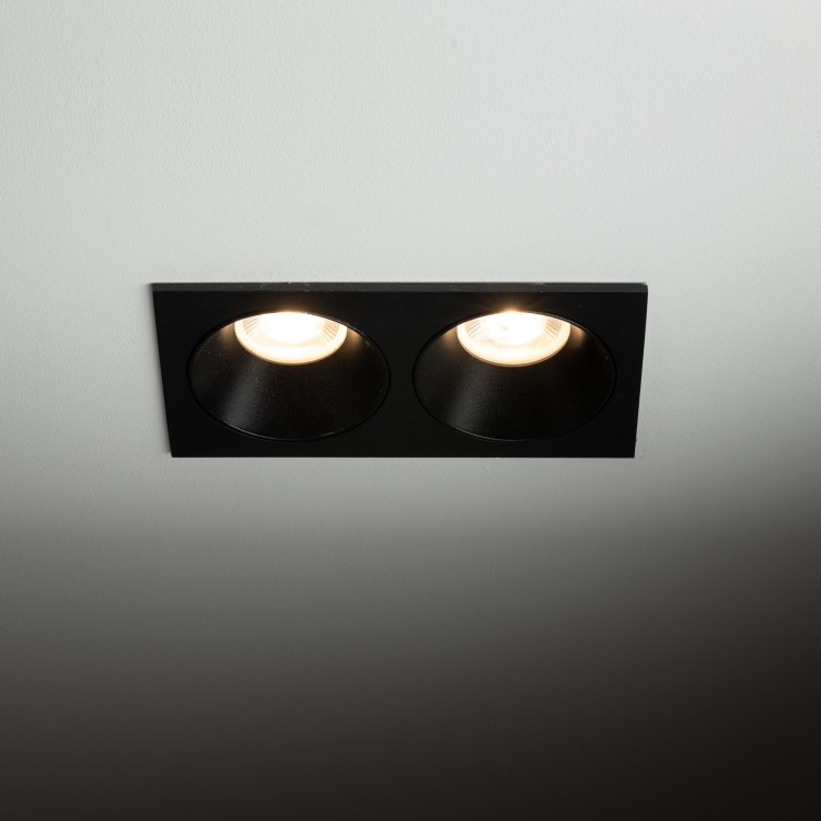 PRISMA DUO BLACK 2 XGU10 10579 TK Lighting Czarny Transparentny