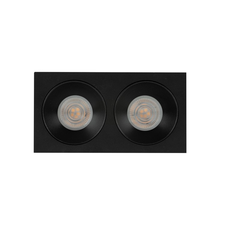 PRISMA DUO BLACK 2 XGU10 10579 TK Lighting Czarny Transparentny