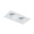 PRISMA DUO WHITE 2 XGU10 10580 TK Lighting Biały Transparentny