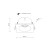 PRISMA BLACK GU10 10581 TK Lighting Czarny Transparentny