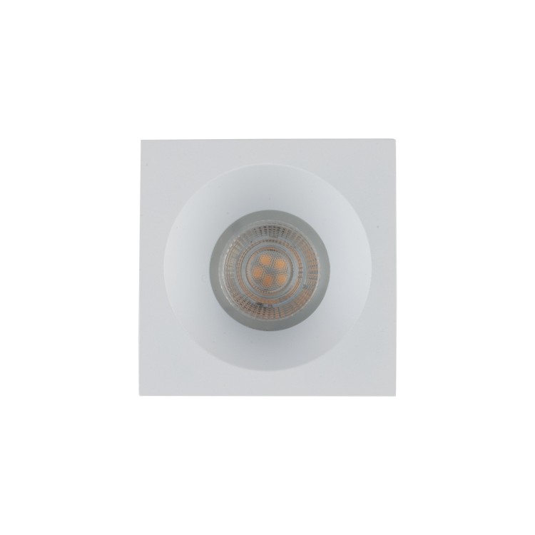 PRISMA WHITE GU10 10582 TK Lighting Biały Transparentny