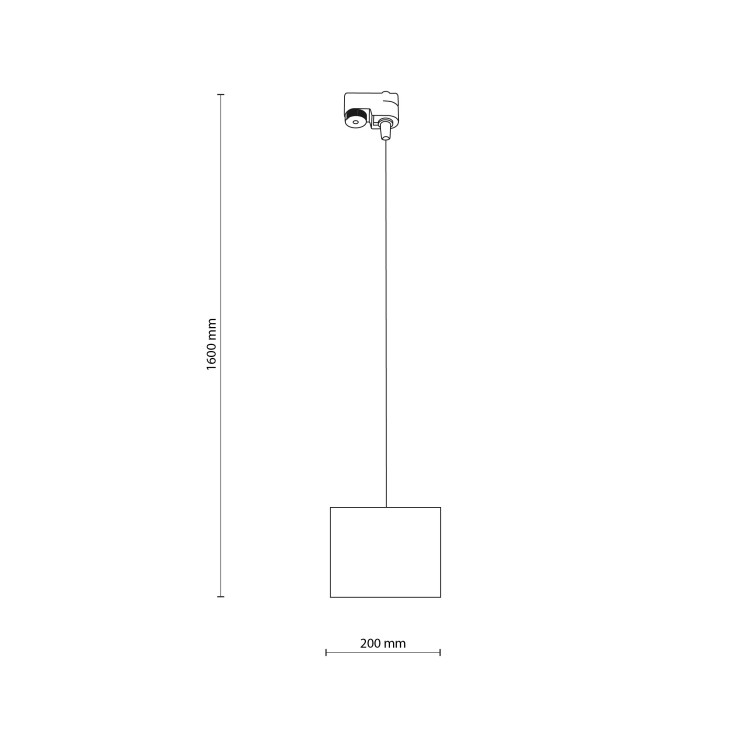 TRACER JUTA 200 1XE27 10676 TK Lighting Czarny Brązowy