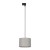 TRACER LINEN 300 1XE27 10674 TK Lighting Czarny Beżowy
