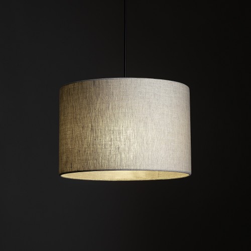 TRACER LINEN 300 1XE27 10674 TK Lighting Czarny Beżowy