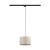 TRACER LINEN 300 1XE27 10674 TK Lighting Czarny Beżowy