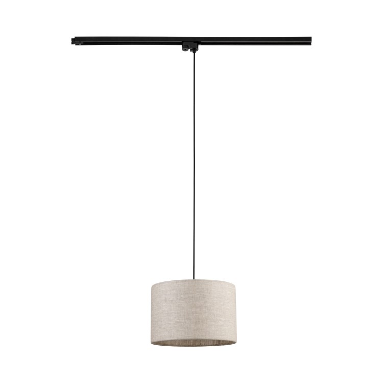 TRACER LINEN 300 1XE27 10674 TK Lighting Czarny Beżowy