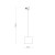 TRACER LINEN 200 1XE27 10678 TK Lighting Czarny