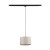 TRACER LINEN 300 Trójobwodowy 1XE27 10694 TK Lighting Czarny