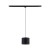 TRACER BLACK 200 Trójobwodowy 1XE27 10697 TK Lighting Czarny Czarny