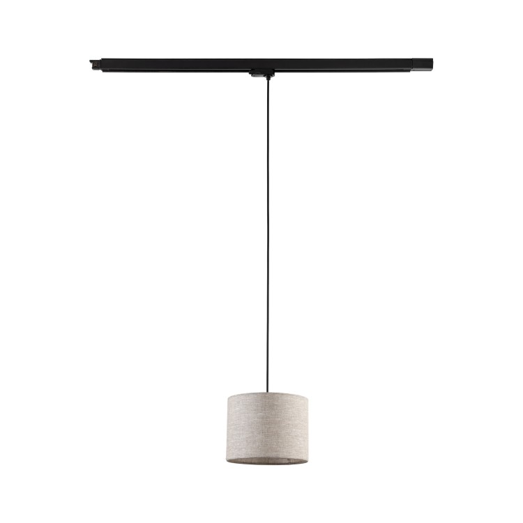 TRACER LINEN 200 Trójobwodowy 1XE27 10698 TK Lighting Czarny Brązowy