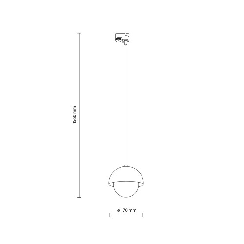 TRACER BONO BLACK 10648 TK Lighting Czarny Biały