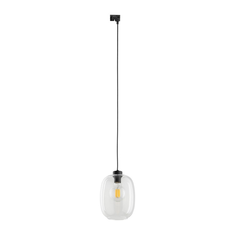 TRACER ELIO TRANSPARENT 1XE27 10662 TK Lighting Czarny Transparentny