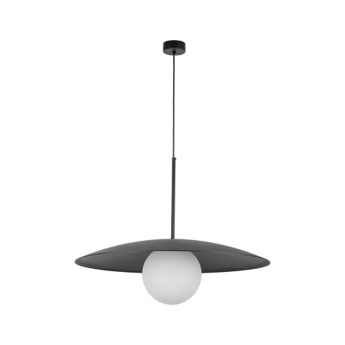 SLATE BLACK GLASS 10637 TK Lighting Czarny Biały