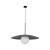 SLATE BLACK GLASS 10637 TK Lighting Czarny Biały