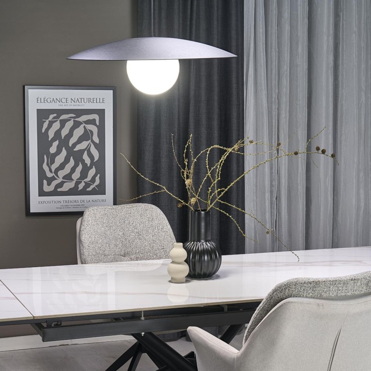 SLATE BLACK GLASS 10637 TK Lighting Czarny Biały