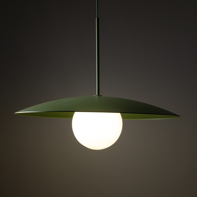 SLATE PEAPOD GLASS 10909 TK Lighting Zielony Biały