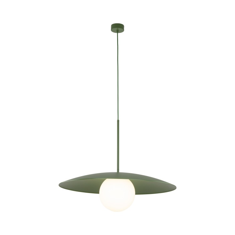 SLATE PEAPOD GLASS 10909 TK Lighting Zielony Biały