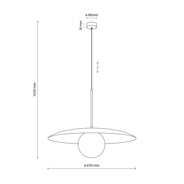 SLATE PEAPOD GLASS 10909 TK Lighting Zielony Biały