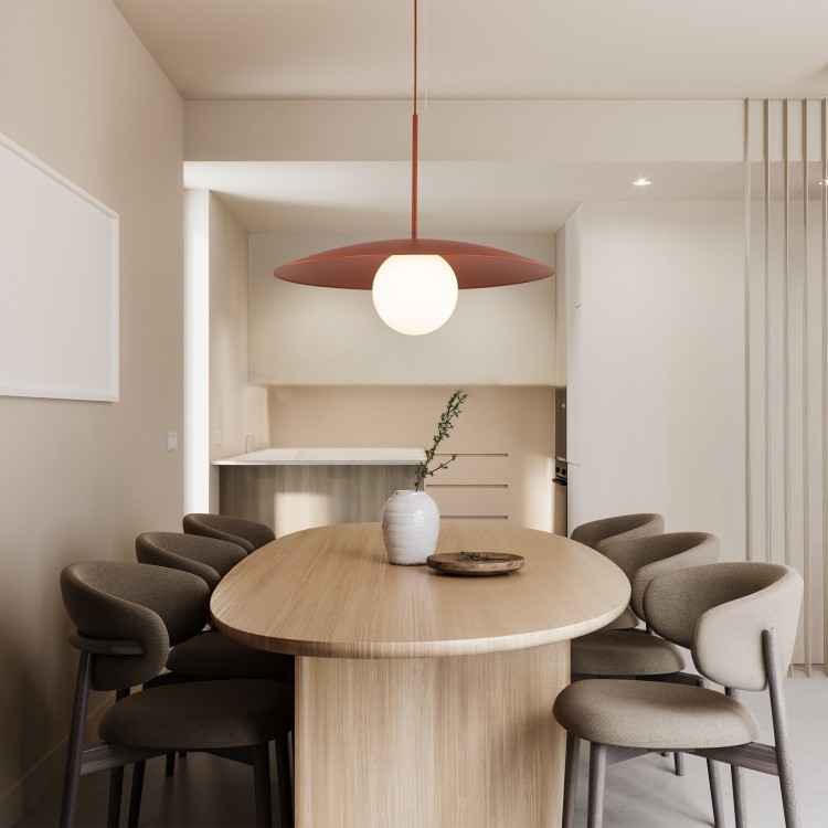 SLATE BRICK GLASS 10911 TK Lighting  Biały