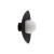 SLATE BLACK GLASS Kinkiet 1XG9 10934 TK Lighting Czarny Biały