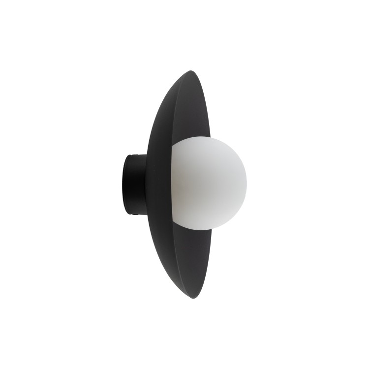 SLATE BLACK GLASS Kinkiet 1XG9 10934 TK Lighting Czarny Biały