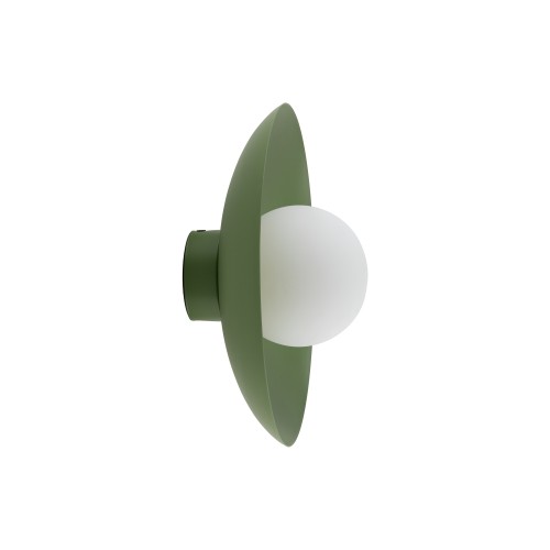 SLATE PEAPOD GLASS Kinkiet 1XG9 10935 TK Lighting Zielony Biały