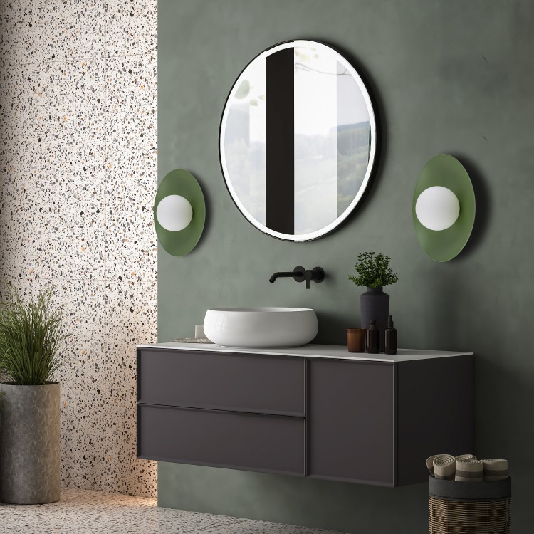 SLATE PEAPOD GLASS Kinkiet 1XG9 10935 TK Lighting Zielony Biały