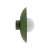 SLATE PEAPOD GLASS Kinkiet 1XG9 10935 TK Lighting Zielony Biały