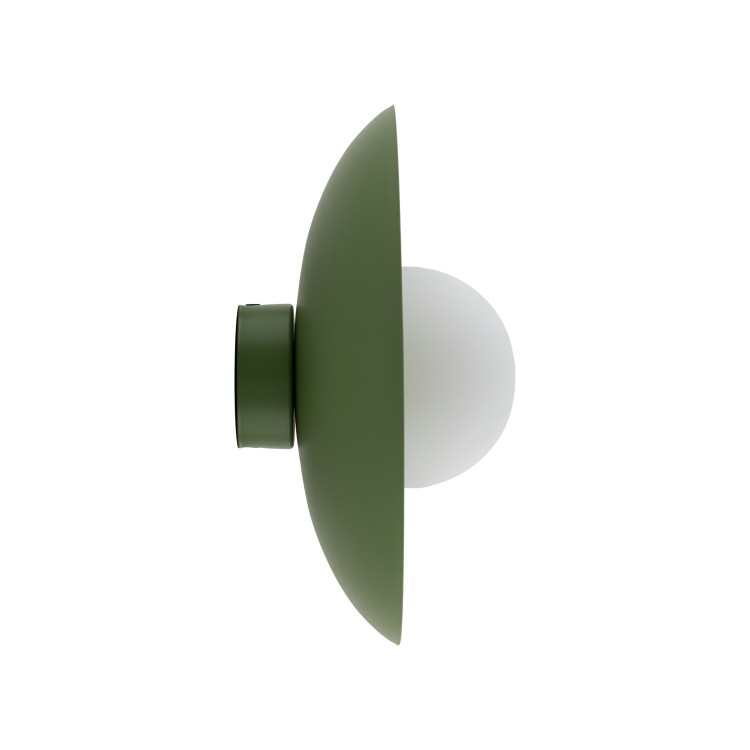 SLATE PEAPOD GLASS Kinkiet 1XG9 10935 TK Lighting Zielony Biały