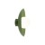 SLATE PEAPOD GLASS Kinkiet 1XG9 10935 TK Lighting Zielony Biały