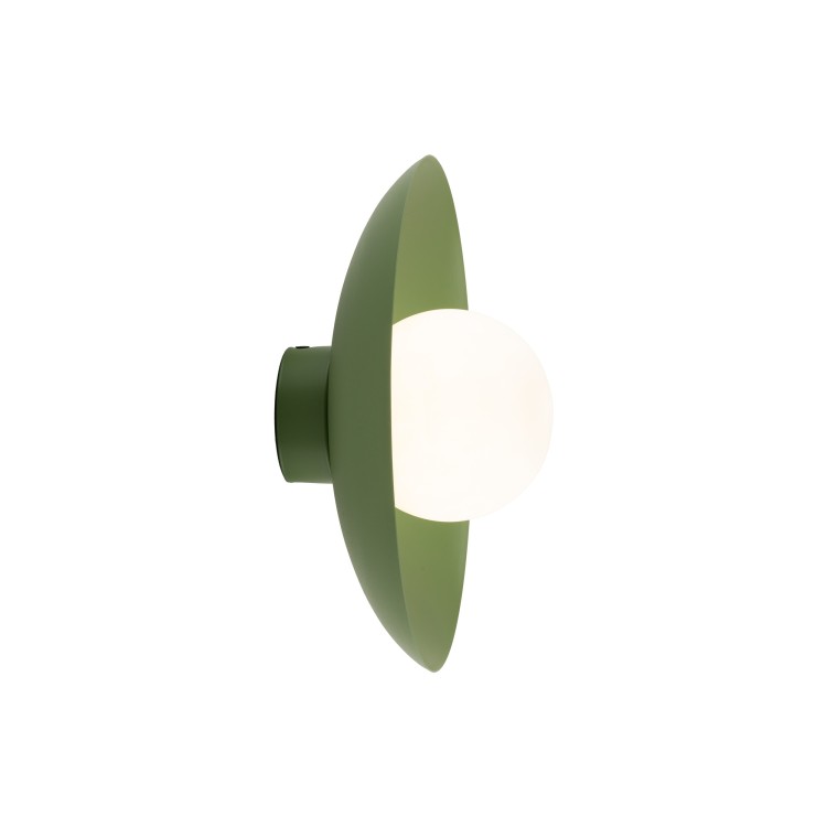 SLATE PEAPOD GLASS Kinkiet 1XG9 10935 TK Lighting Zielony Biały