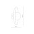 SLATE PEAPOD GLASS Kinkiet 1XG9 10935 TK Lighting Zielony Biały